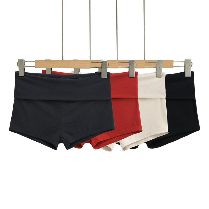 Damen bequeme Sportshorts mit breitem Bund Drune
