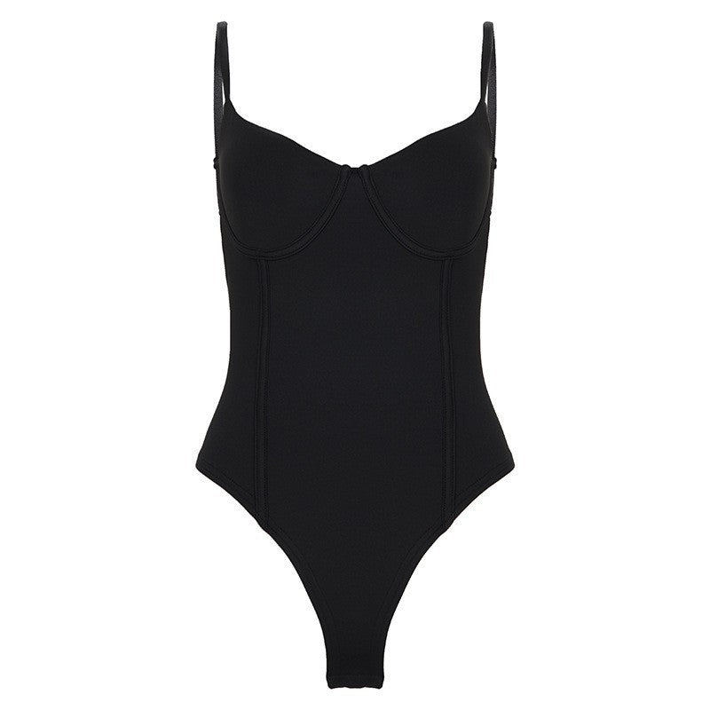 Damen Badeanzug mit elegantem Schnitt und stabilisierenden Körbchen Drune