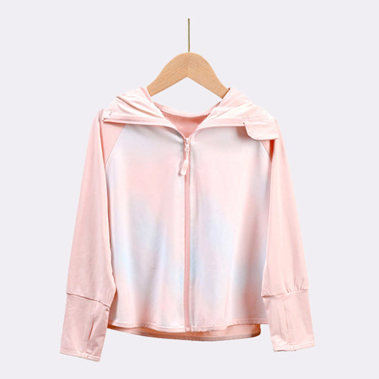 Mädchen Übergangsjacke mit Kapuze und niedlichem Tiermotiv Drune