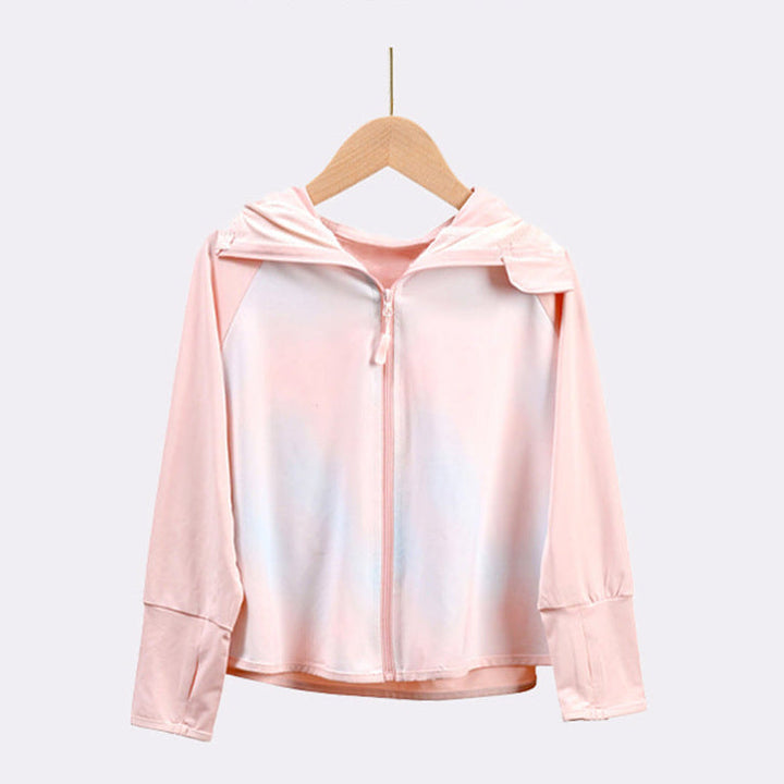 Mädchen funktionale UV-Schutzjacke mit Kapuze Drune