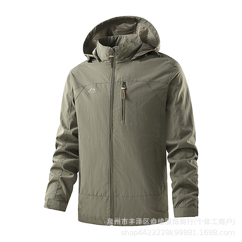 Herren Leichte und wetterfeste Outdoorjacke Drune