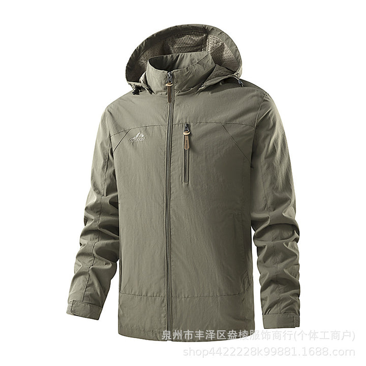 Herren Leichte und wetterfeste Outdoorjacke Drune