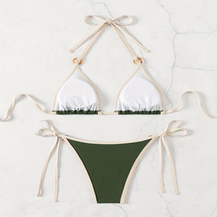 Damen Triangel-Bikini mit eleganten Ringakzenten Drune