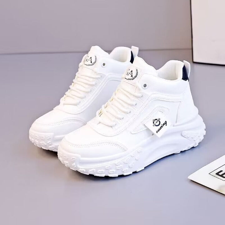 Damen Sportliche High-Top Sneakers mit dämpfender Sohle und robuster Profilierung Drune