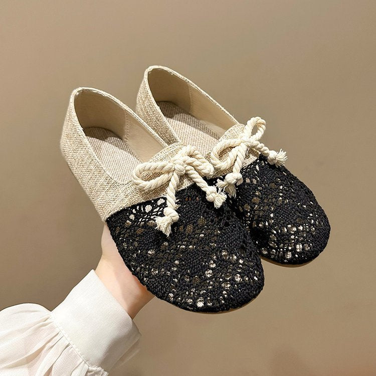 Damen Ballerinas mit raffinierter Häkelspitze und hochwertigem Obermaterial Drune