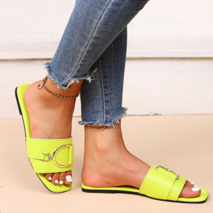 Damen Komfortable Sandalen mit eleganten Schnallen Drune