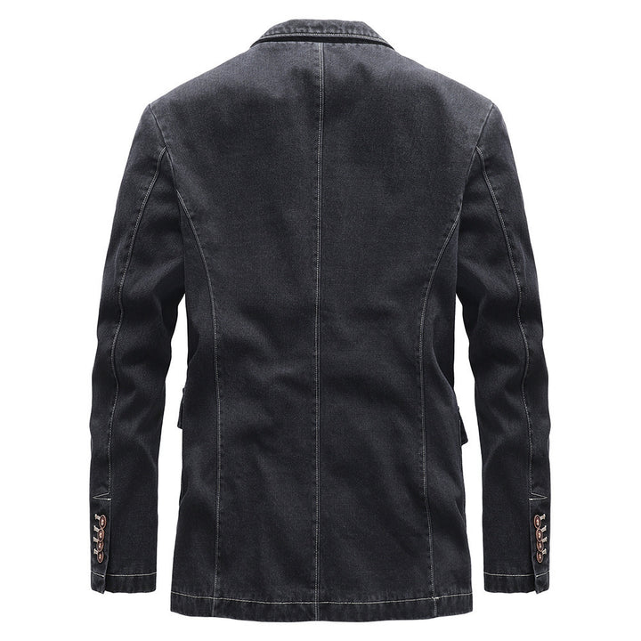 Damen Elegante Denim-Blazerjacke Drune
