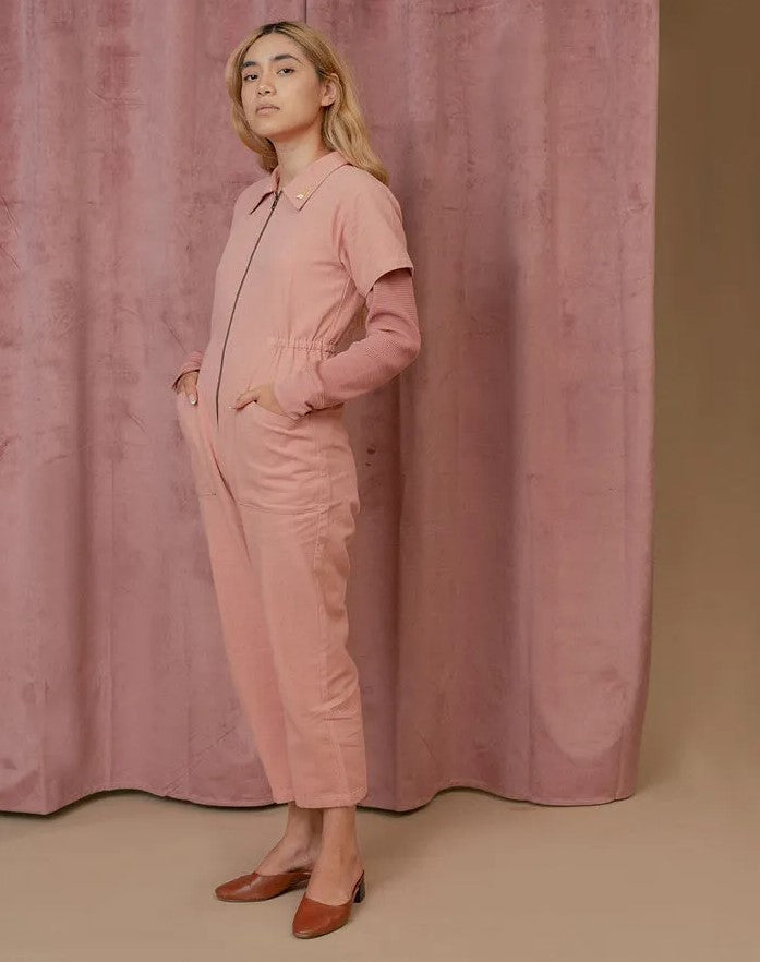 Damen legerer Jumpsuit mit praktischen Taschen und Reißverschluss Drune