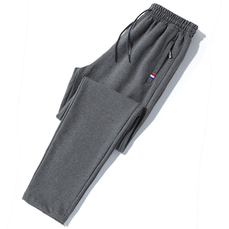 Herren Tapered-Jogginghose mit Tunnelzug, Reißverschlusstasche & Rippbündchen Drune