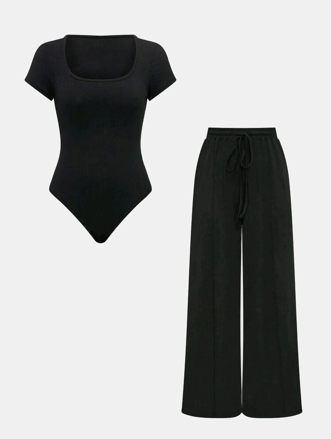 Damen Lässiges Strick-Zweiteiler-Set mit weitem Schnitt und hochwertigem Material Drune