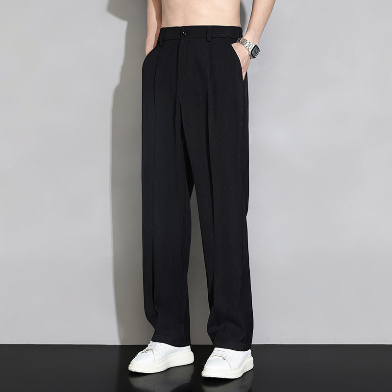 Herren Elegante und bequeme Bundfalten-Hose