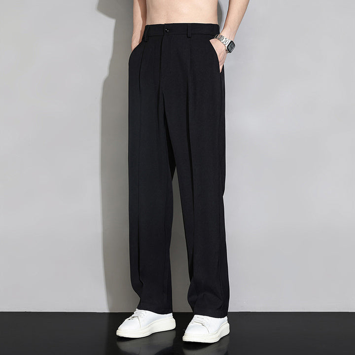 Herren Elegante und bequeme Bundfaltenhose