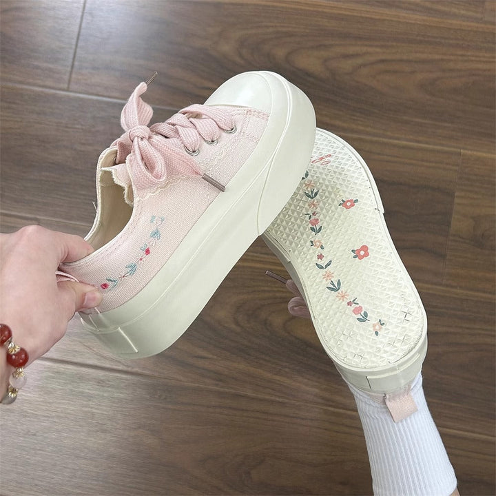 Damen Sneakers mit verspielten Applikationen und elastischer Sohle Drune