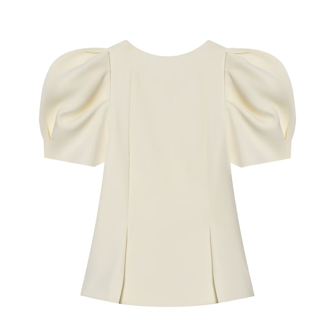 Damenbluse mit Puffärmeln und elegantem Schnitt Drune