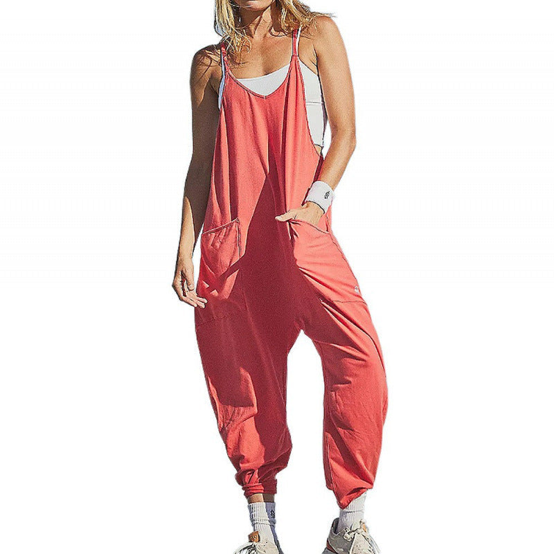 Damen Overall mit lässigem Schnitt und praktischen Taschen Drune