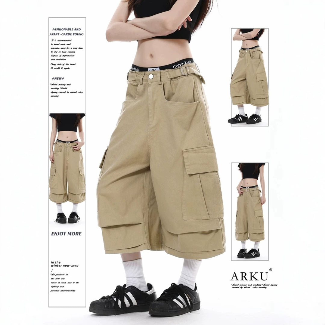 Damen Trendige Cargo-Shorts Drune