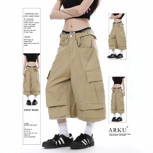 Damen Trendige Cargo-Shorts Drune