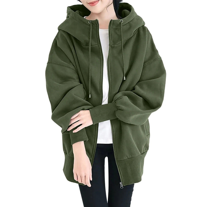 Drune | Hooded Long Zip-Up Fleece Hoodies