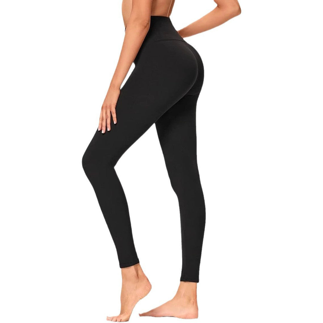 Damen Hochtaillierte Sportleggings Drune