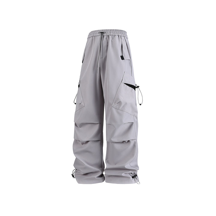 Herren Oversized Cargo‑Hose mit Tunnelzugbund, multifunktionalen Klapp‑ und Beintaschen sowie verstellbaren Kordelabschlüssen Drune