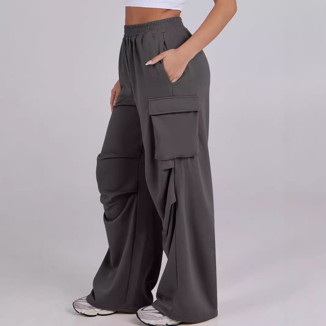 Damen Cargo-Hosen mit lockerer Passform und praktischen Seitentaschen Drune