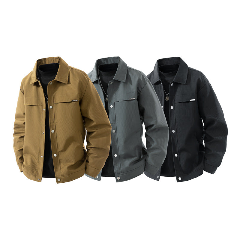 Herren Moderne Utility-Jacke Drune
