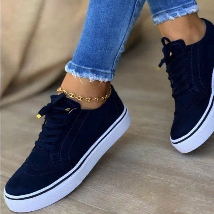 Damen Sneaker mit modischem Textilobermaterial und dämpfender Sohle Drune