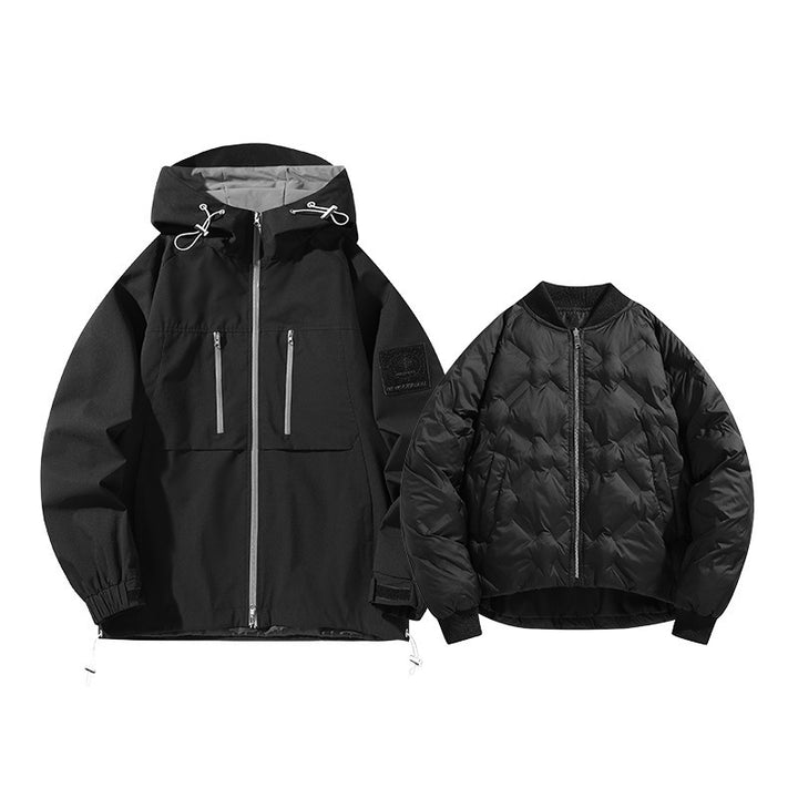 Damen Multifunktionale Übergangsjacke mit abnehmbarer Innenjacke Drune