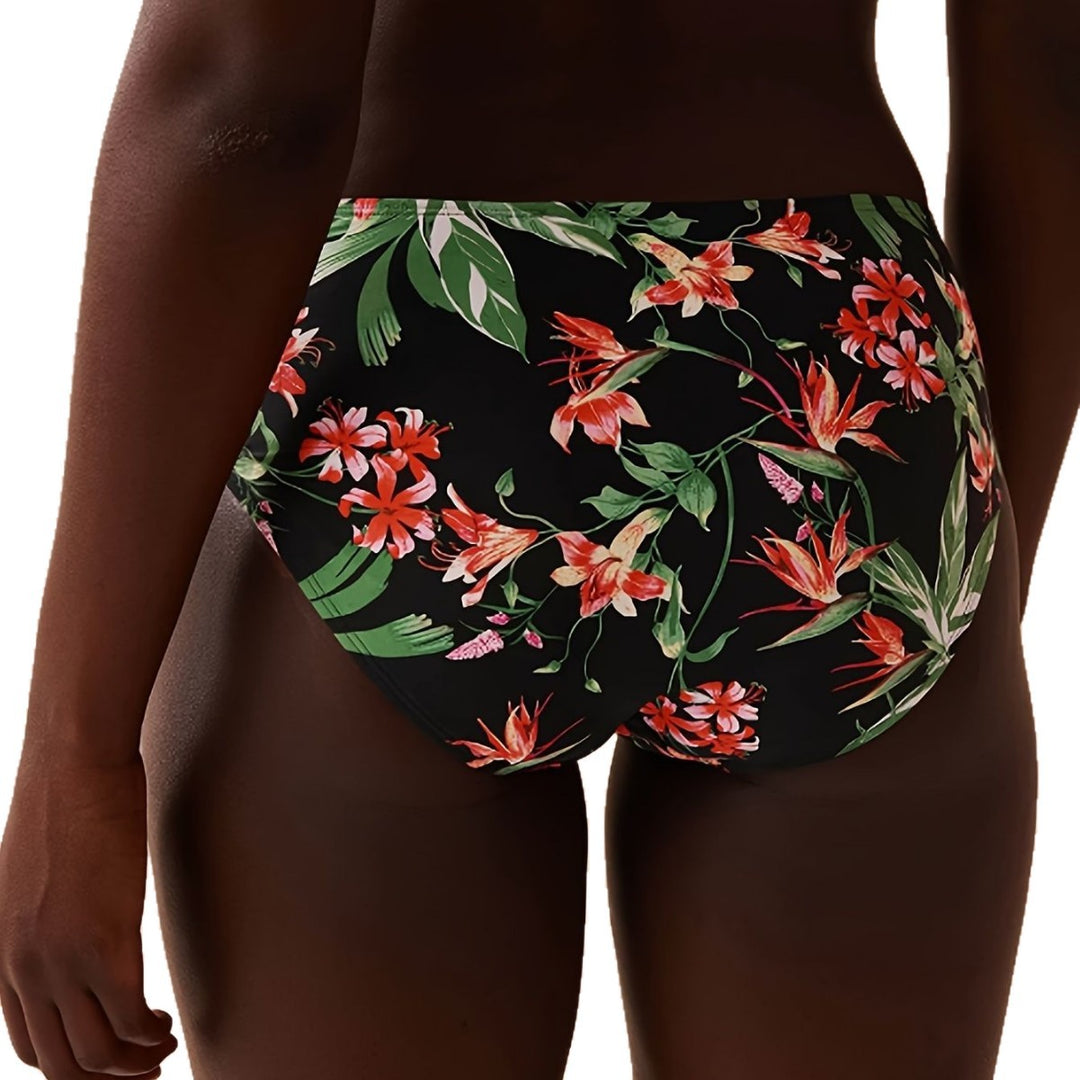 Damen Bunt gemusterter Triangel-Bikini Drune