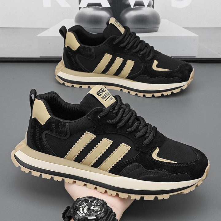 Herren Retro-Sneaker mit Wildleder-Overlays und gedämpfter Profilsohle Drune
