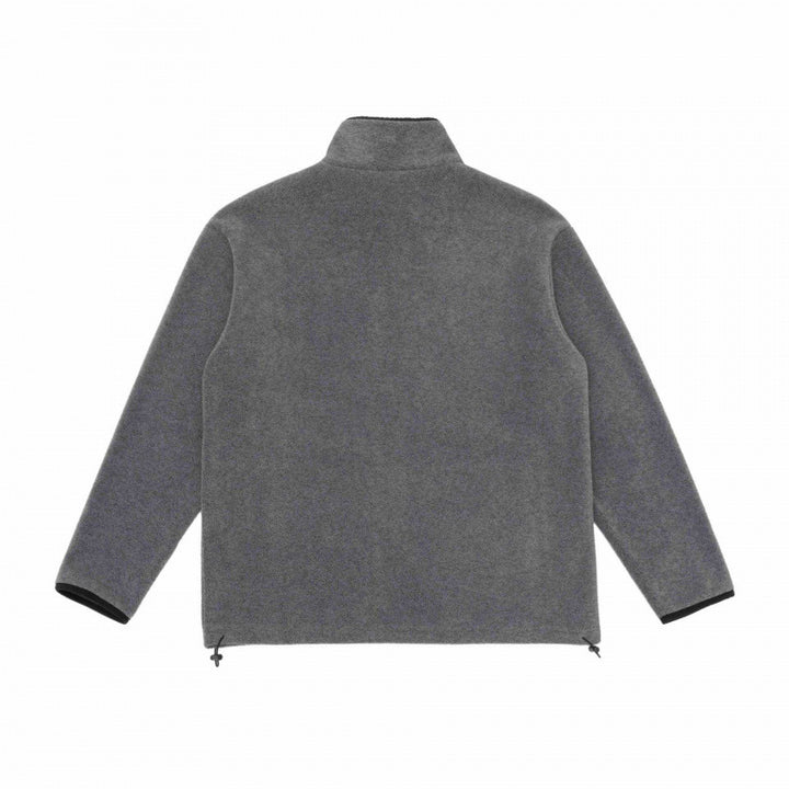 Herren Fleecejacke mit Stehkragen, windabweisendem Microfleece und Kordelzugsaum Drune