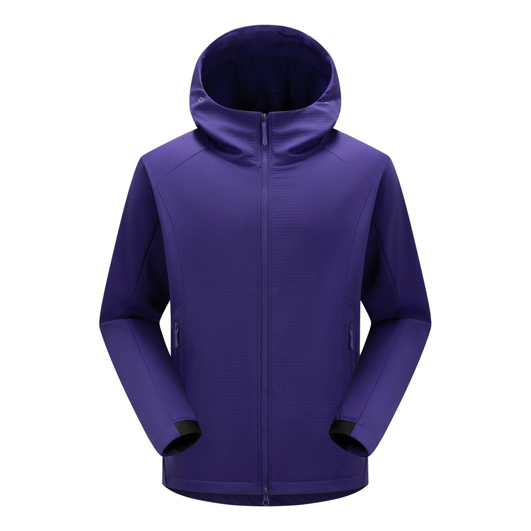 Herren Softshell-Funktionsjacke mit Wattierung, Kapuze & Zwei-Wege-Reißverschluss Drune