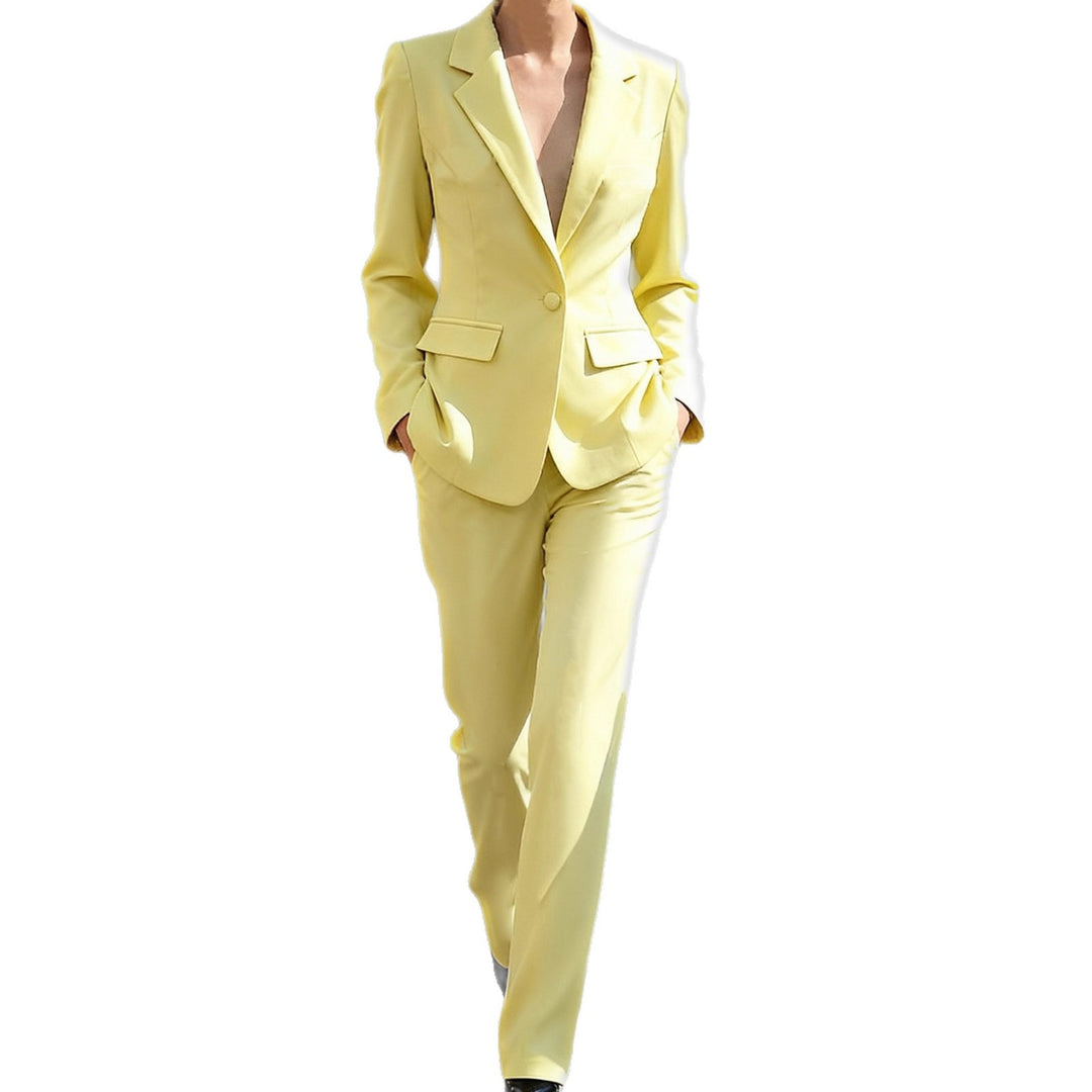 Damen Eleganter Tailored Anzug mit modernem Schnitt und Taschen Drune