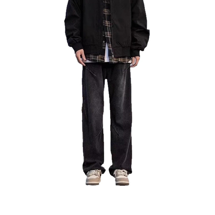 Herren Modische Weitgelegte Jeans Drune