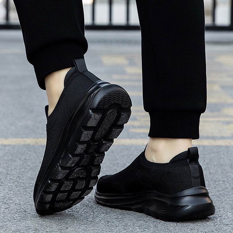 Damen nan nahtloser Strick-Slip-On mit elastischem Einstieg, gepolstertem Komfortfußbett und profiliertem Leichtlaufsohlen-Design Drune