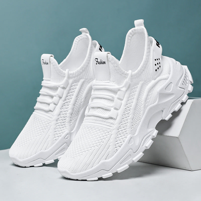 Damen Sportliche Sneaker mit atmungsaktiver Netzstruktur und dämpfender Sohle Drune