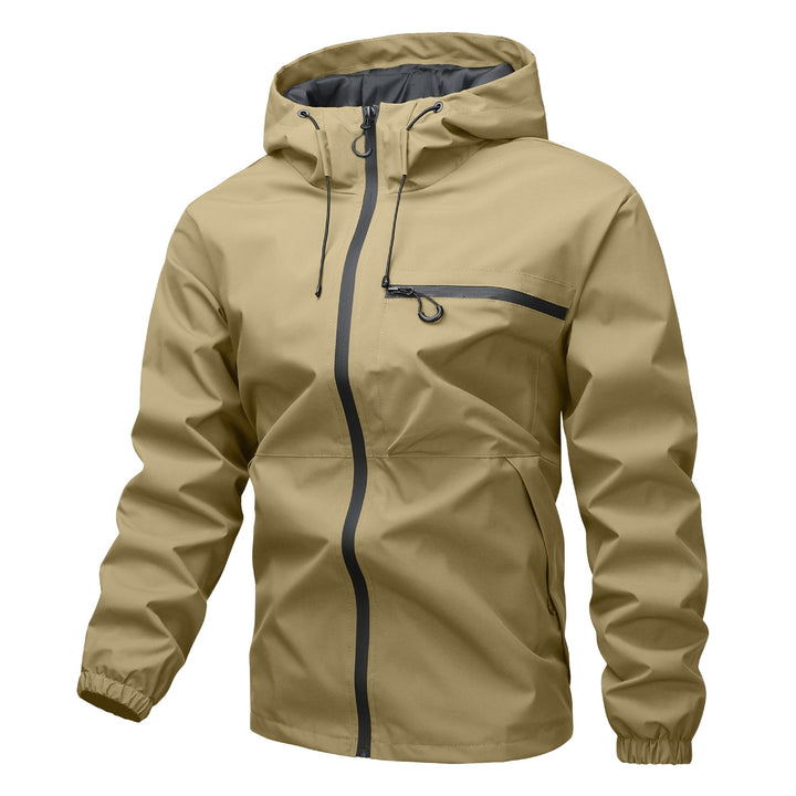 Herren Wetterfeste Kapuzenjacke Drune