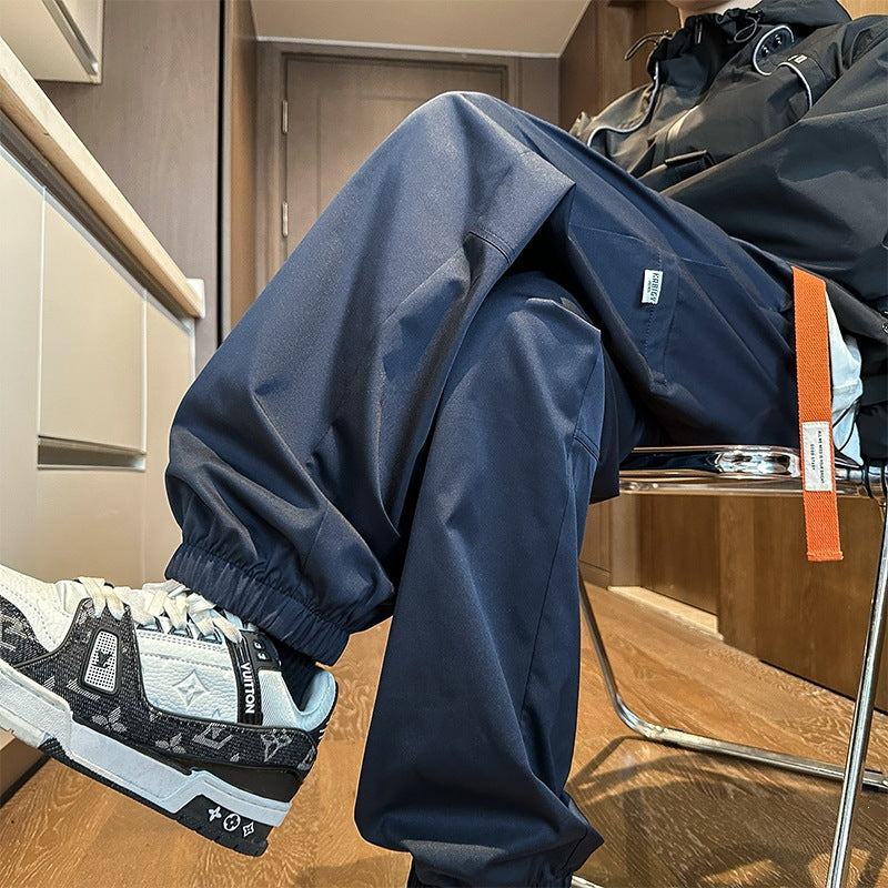Herren Wasserabweisende Tech-Jogginghose mit elastischem Saum, Kordelzug und robusten Nähten Drune