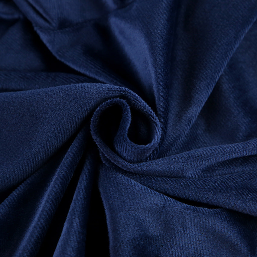 Damen Velours Jogginganzug mit weitem Schnitt und elastischem Bund Drune