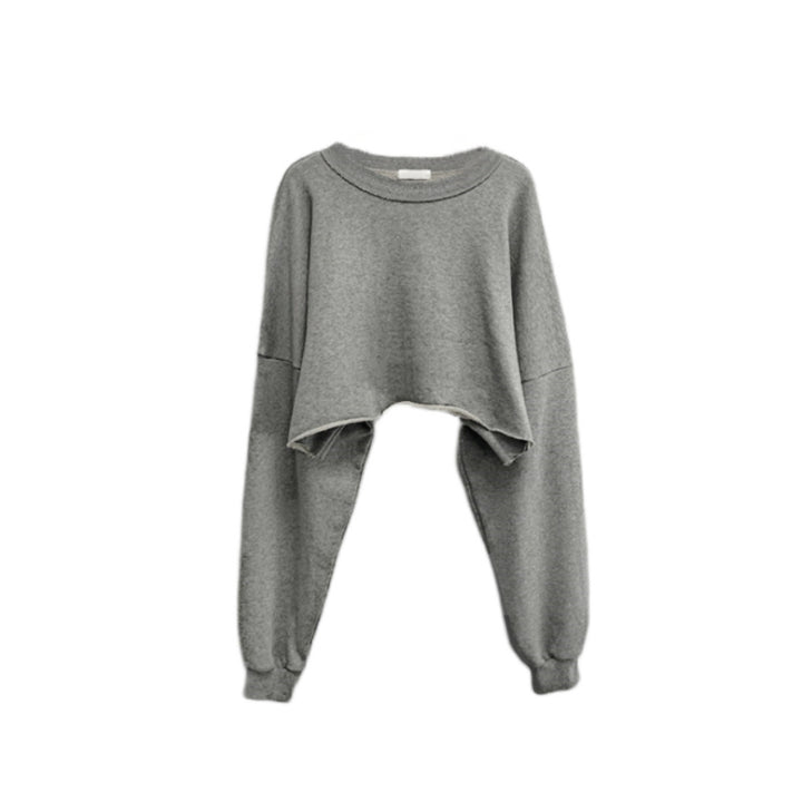 Damen lässiger oversized Pullover mit voluminösen Ärmeln Drune