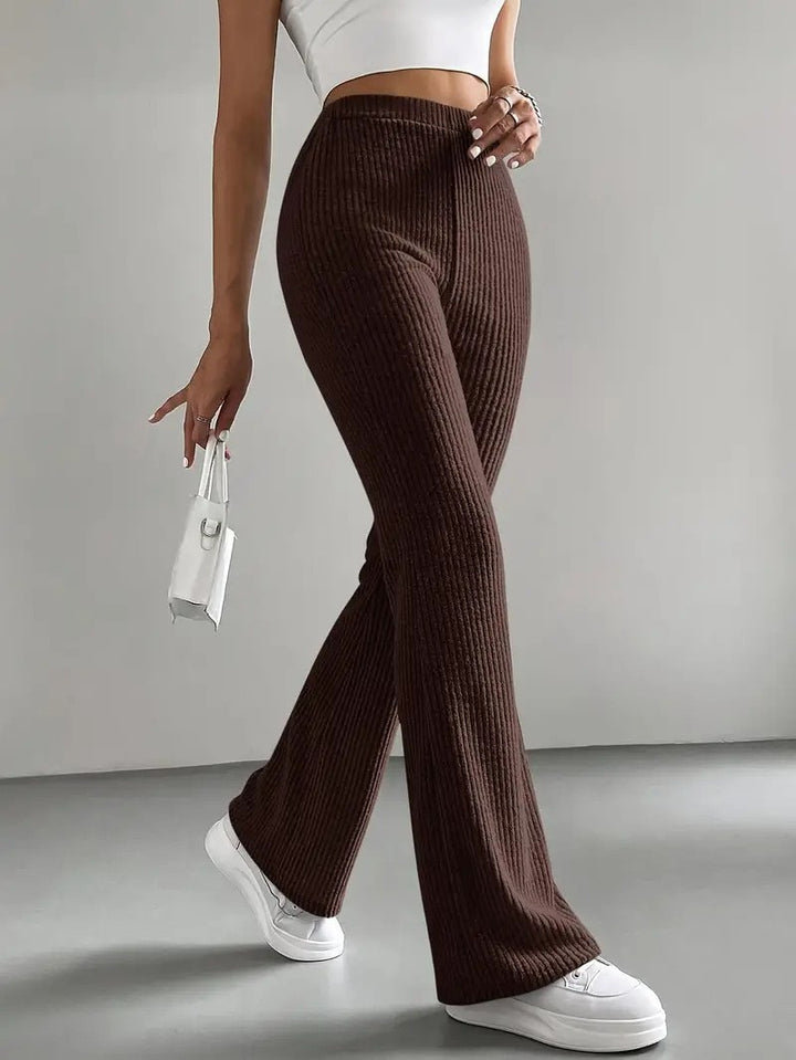 Damen Hoch geschnittene Strickhose Drune