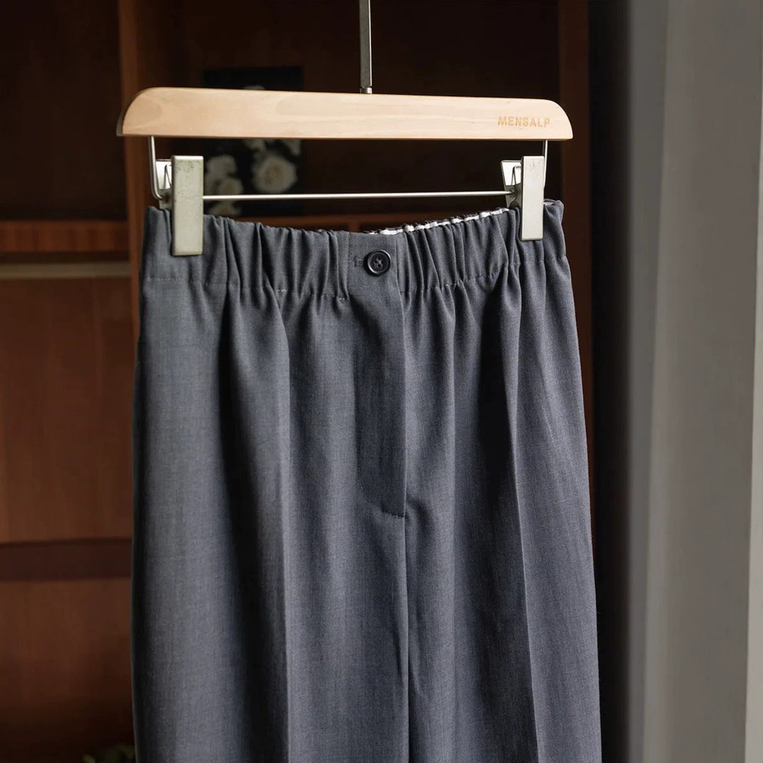 Damen Elegante und lockere Stoffhose Drune