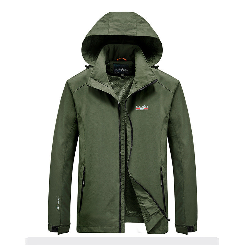 Herren leichte Regenjacke Drune