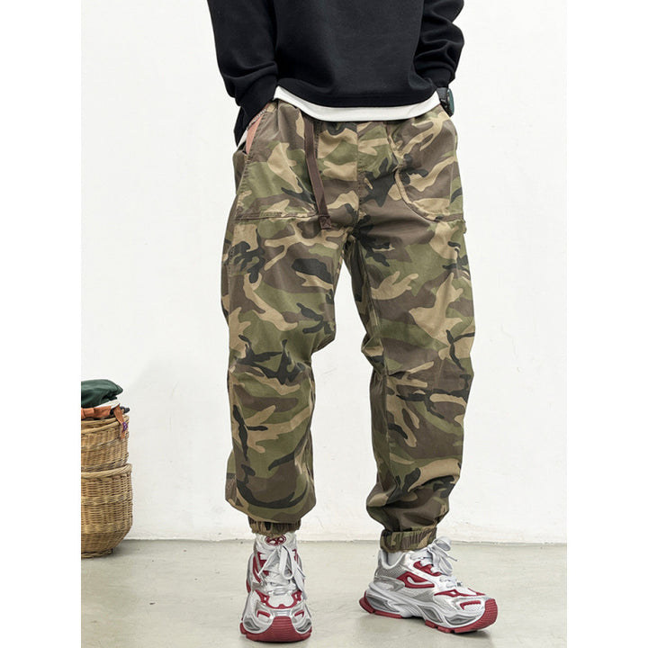 Herren Bequeme Camouflage Cargo-Hose Drune