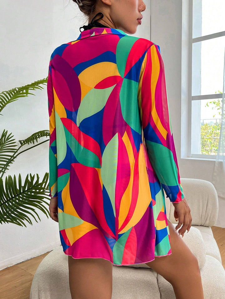Damen Longsleeve Hemdbluse Drune