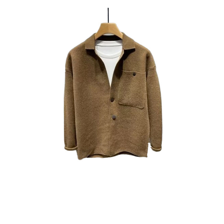 Herren lässige Überhemdjacke mit praktischer Brusttasche und modernem Schnitt Drune