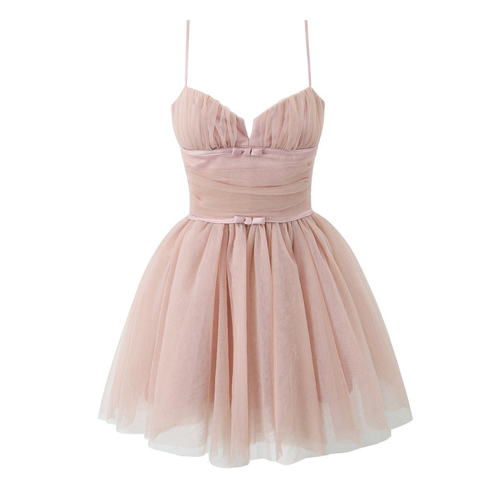 Damen Cocktailkleid mit herzförmigem Ausschnitt und schwingendem Tüllrock Drune