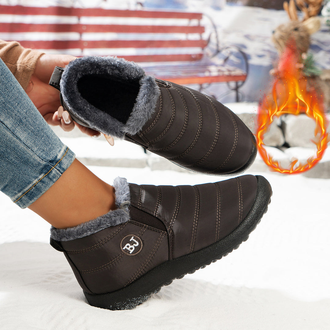 Damen Komfortable Winterboots mit kuscheligem Futter und rutschfester Sohle Drune