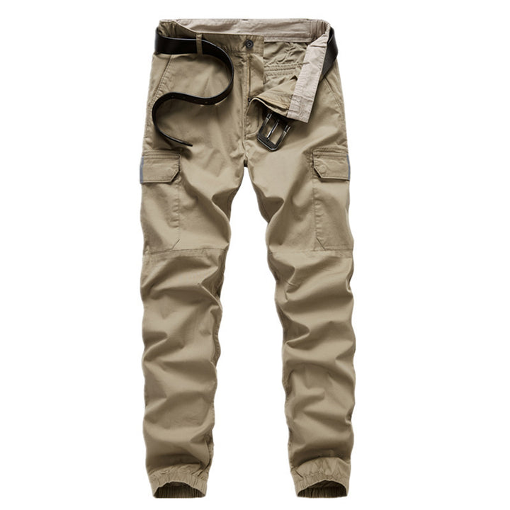 Herren Cargo-Joggerhose mit elastischem Beinbund, Knieeinsatz und Multifunktions-Taschen Drune
