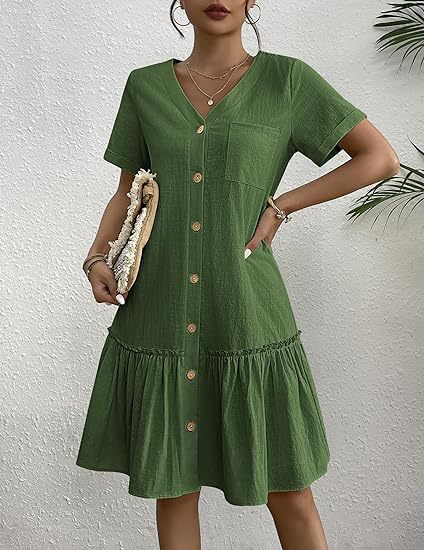Damen Sommerkleid Drune